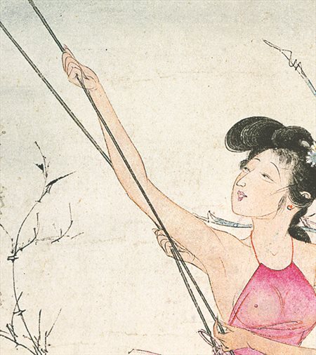 丰都县-胡也佛的仕女画和最知名的金瓶梅秘戏图